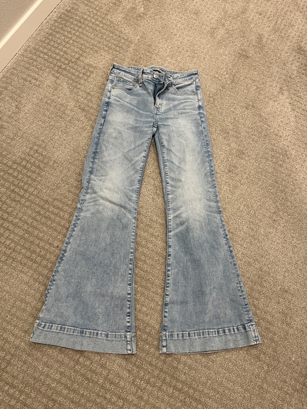 American Eagle Outfitters Light Blue Flare Jeans